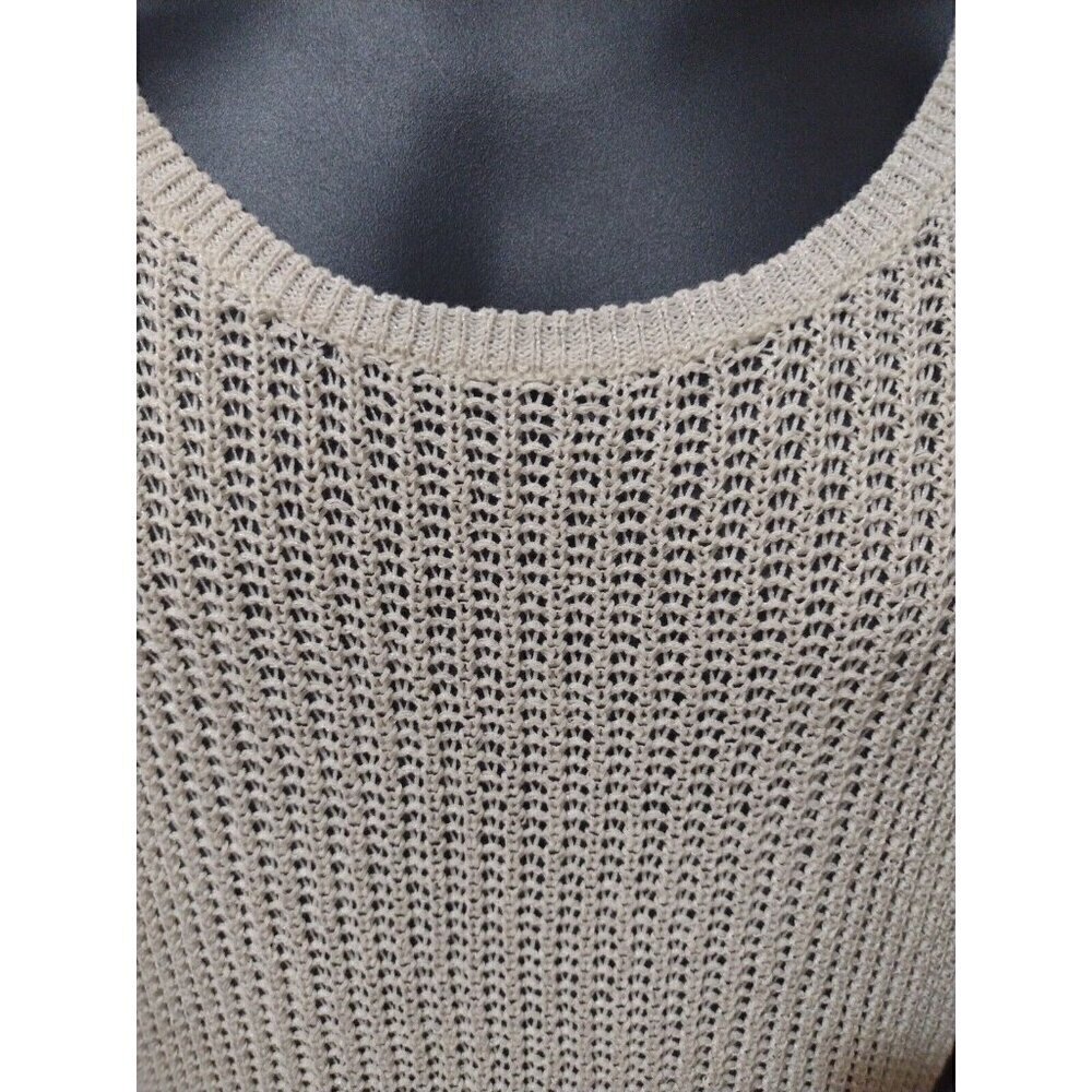 NWT Women's A.N.A Sleeveless Top Blouse Size PXL Petite Heather Oatmeal Brown - Picture 5 of 11